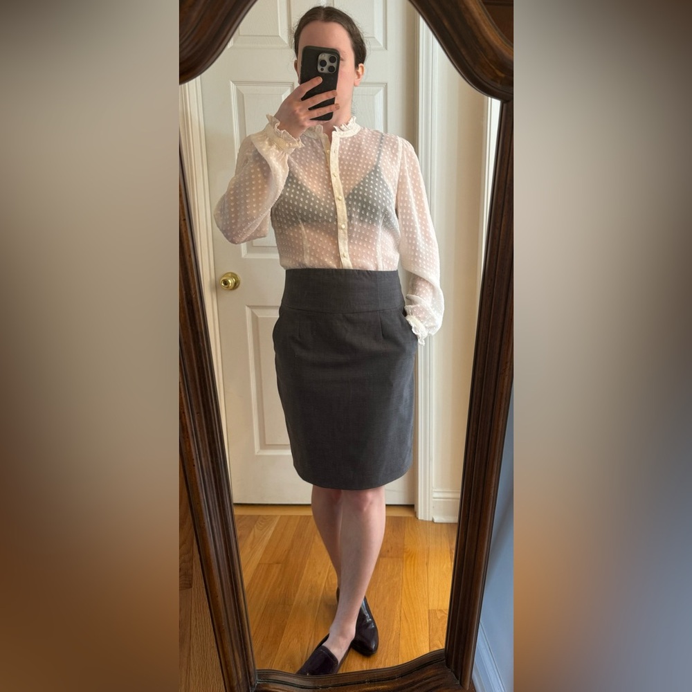 *3 for $9* Banana Rep. Wool Pencil Midi